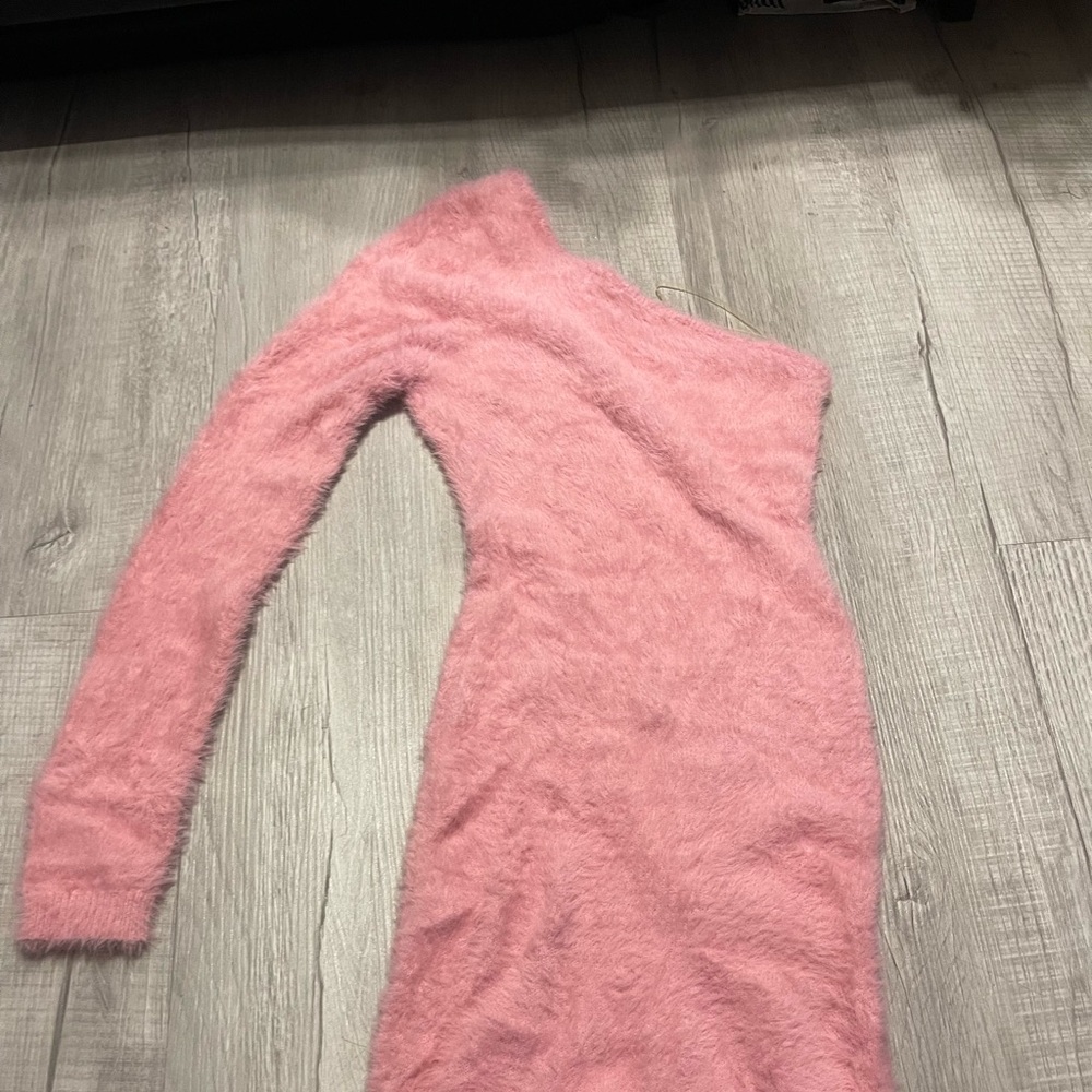 Cozy pink dress